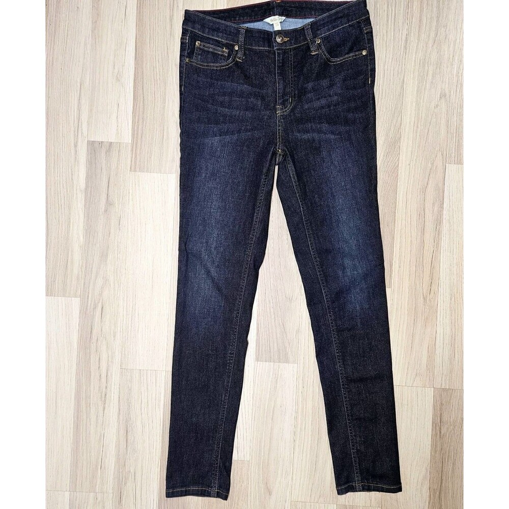 Matilda Jane Womens Blue Dark Wash Skinny Jeans Size 10